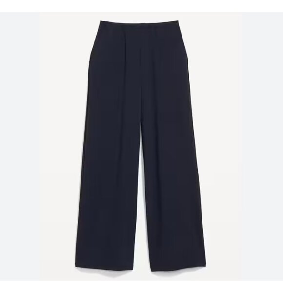 Old Navy High Waisted Powersoft Trousers - XL - Black - Excellent Condition - Picture 1 of 4